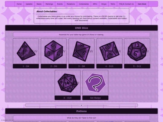 collectables screenshot