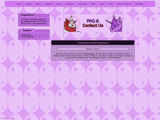 faq screenshot