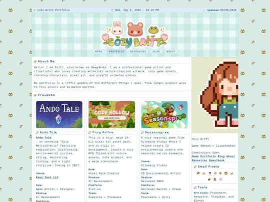 portfolio screenshot