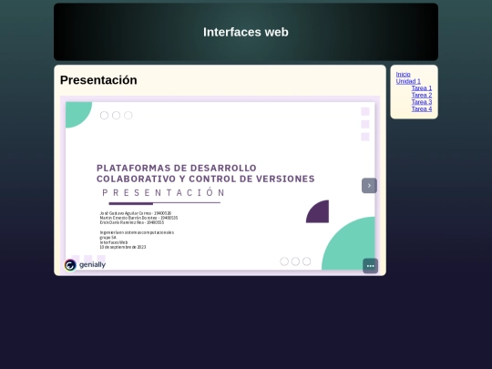 Presentacion screenshot