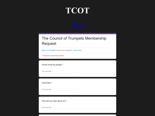 membership screenshot