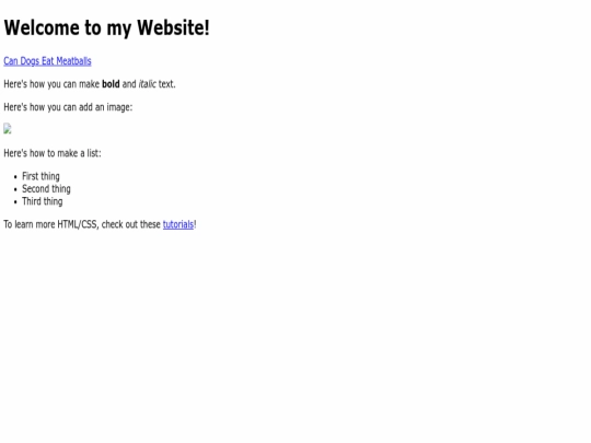 index screenshot
