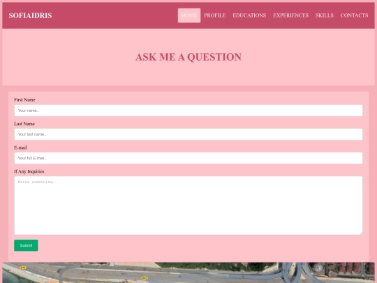contact screenshot