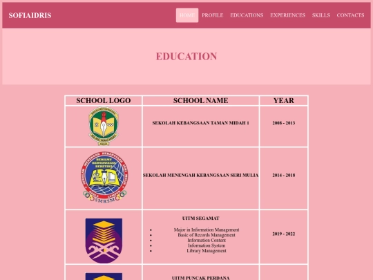 education screenshot