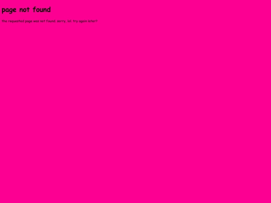 not_found screenshot