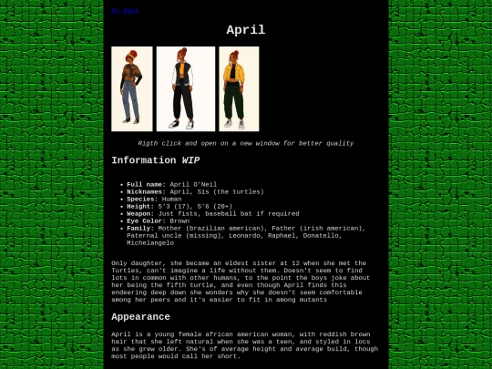 April screenshot