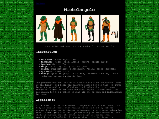 Michelangelo screenshot