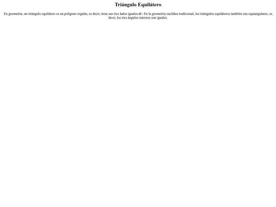 Equilatero screenshot