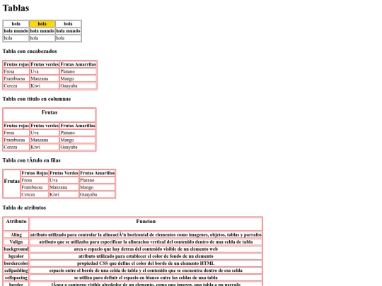 tablas screenshot