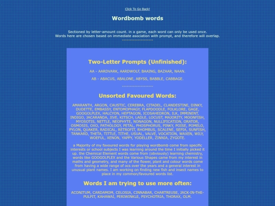 self/wordbomb screenshot