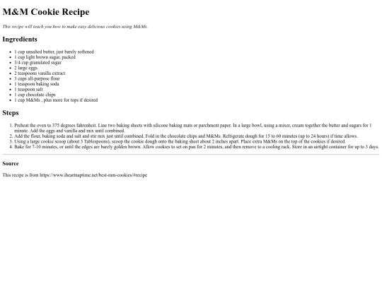 recipe screenshot