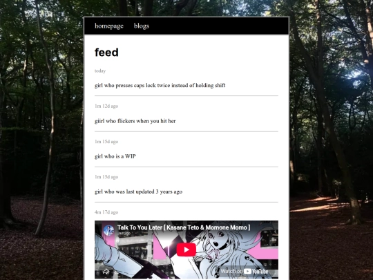 library/feed screenshot