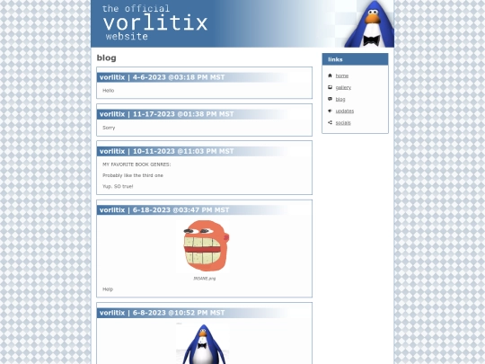 blog screenshot