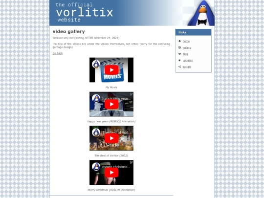 videogallery screenshot