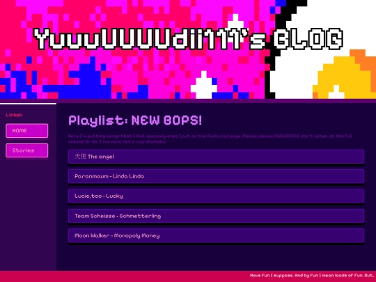 playlists screenshot
