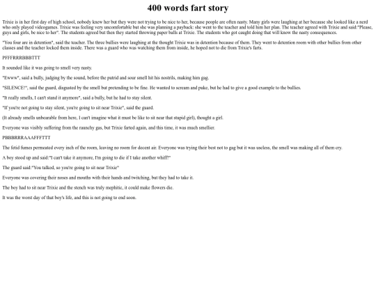 Stories/400_words_fart_story screenshot