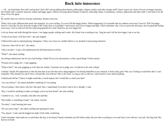 Stories/back_into_innocence screenshot