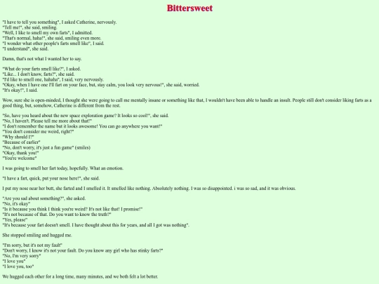 Stories/bittersweet screenshot