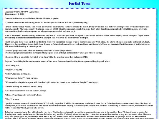 Stories/fartist_town screenshot