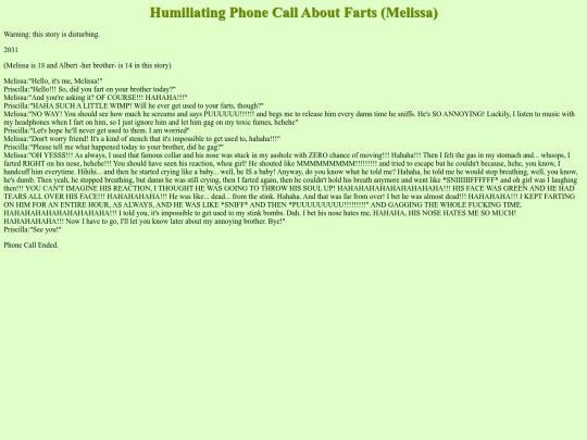 Stories/humiliating_phone_call_about_farts_melissa screenshot