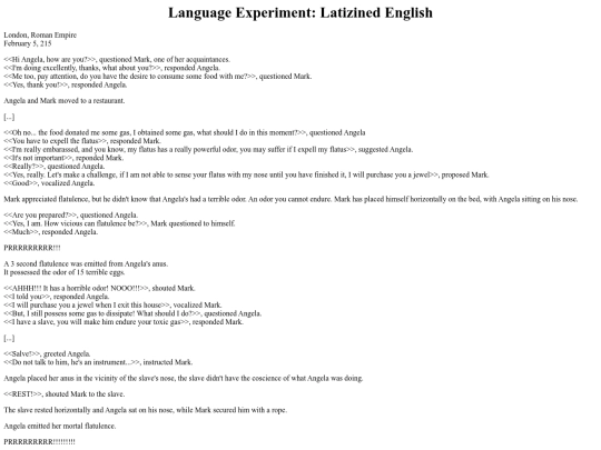 Stories/language_experiment_latizined_english screenshot