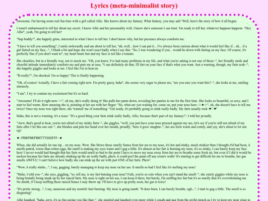 Stories/lyrics_meta-minimalist_story screenshot