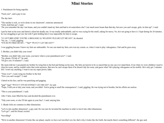 Stories/mini_stories screenshot