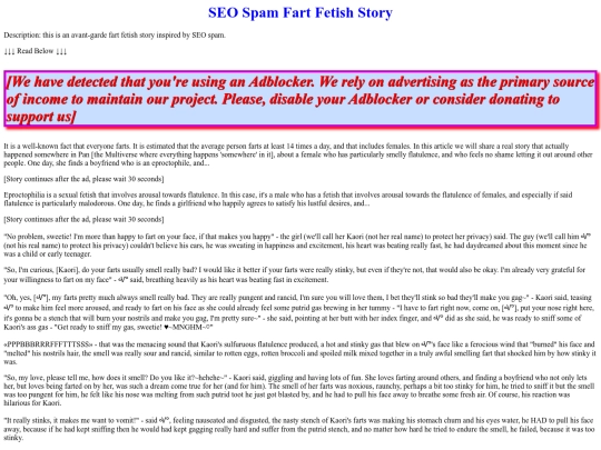 Stories/seo_spam_fart_fetish_story screenshot
