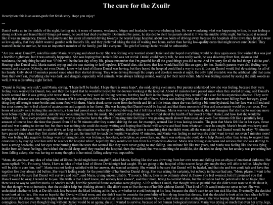 Stories/the_cure_for_the_zxuilr screenshot