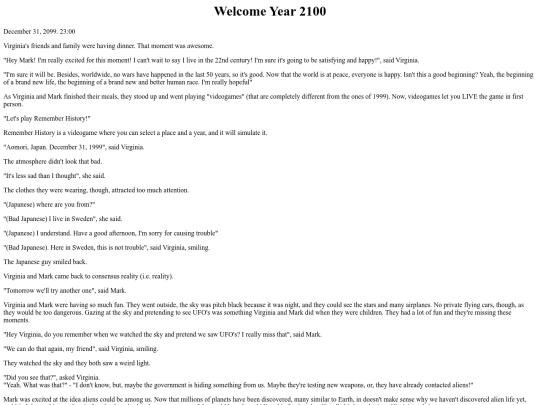 Stories/welcome_year_2100 screenshot