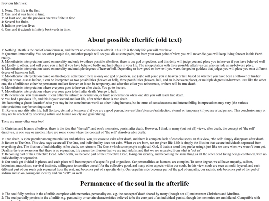 philosophy/afterlife screenshot