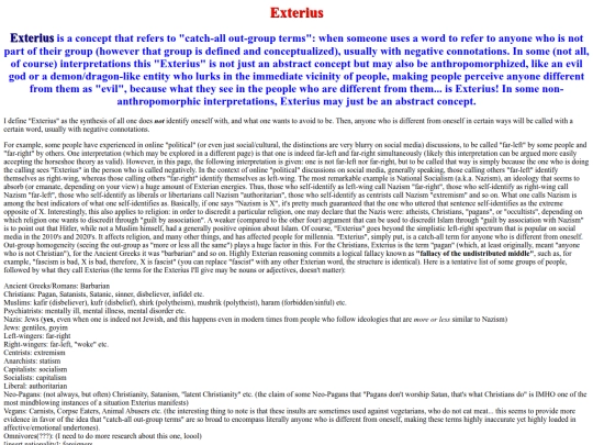 philosophy/exterius screenshot