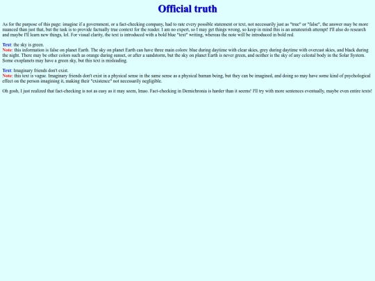 philosophy/official_truth screenshot