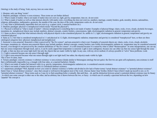 philosophy/ontology screenshot