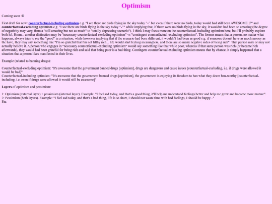 philosophy/optimism screenshot
