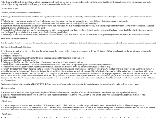 philosophy/racism screenshot