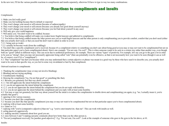 philosophy/reactions_to_insults_and_compliments screenshot