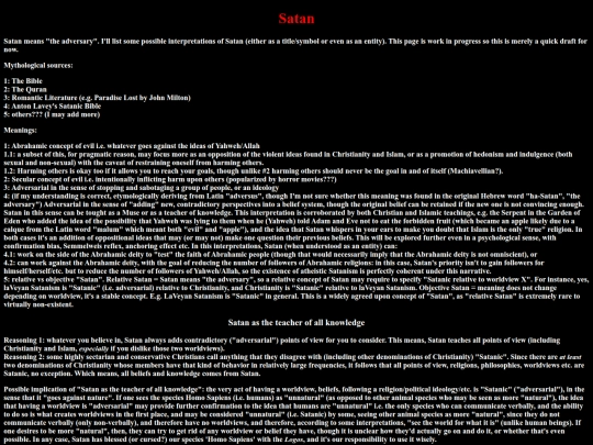 philosophy/satan screenshot