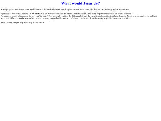 philosophy/what_would_jesus_do screenshot