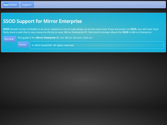 SSOD-enterprise screenshot