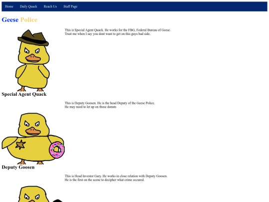 StaffPage screenshot