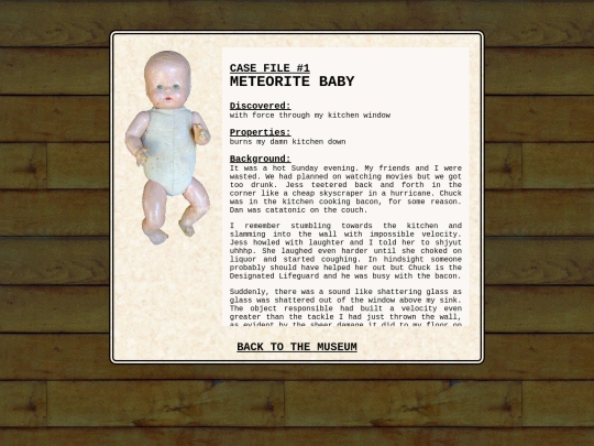 museum/baby screenshot