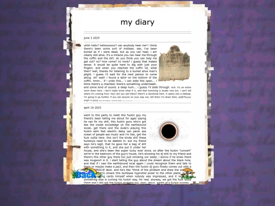 world/diary screenshot
