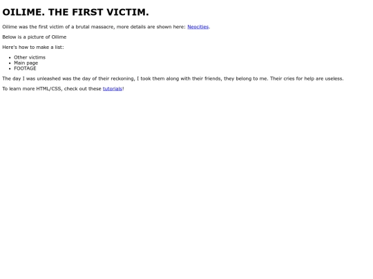 Oilime first victim/OILIME screenshot