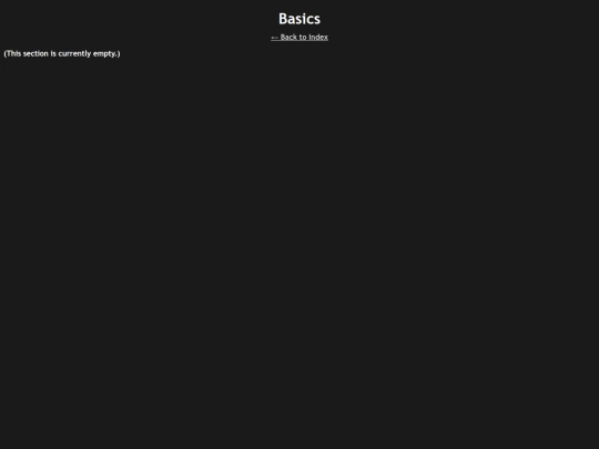basics screenshot