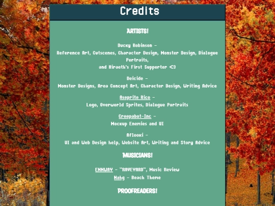 credits screenshot