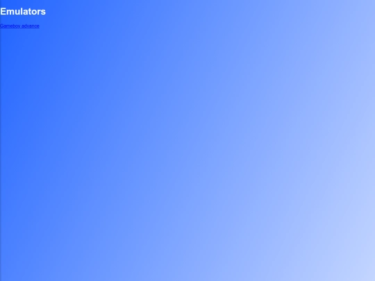 Emulatorpage screenshot