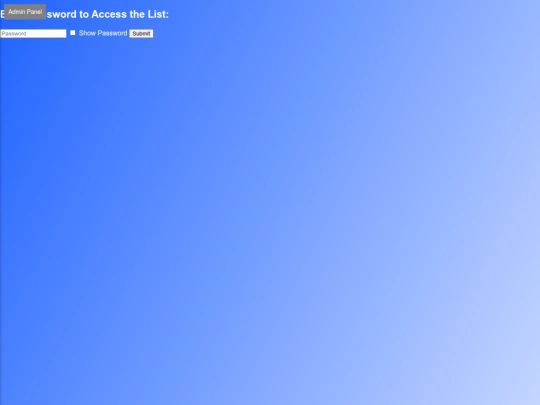 Passwords screenshot
