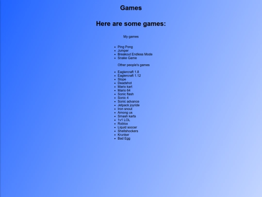 gamepage screenshot