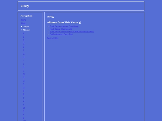 Music Page/years/2020s/2025/2025 screenshot